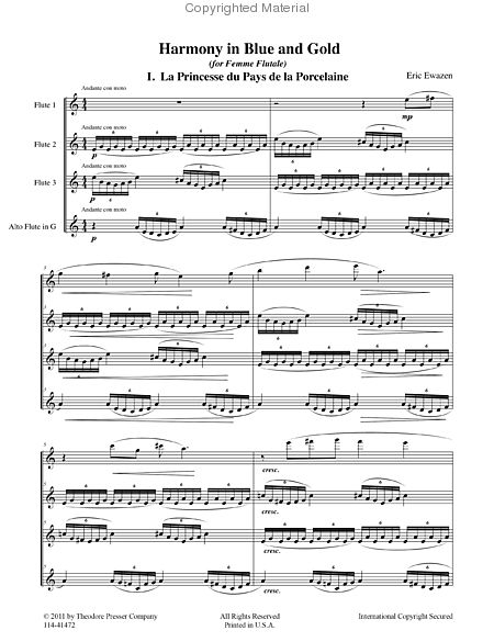 Harmony in Blue and Gold