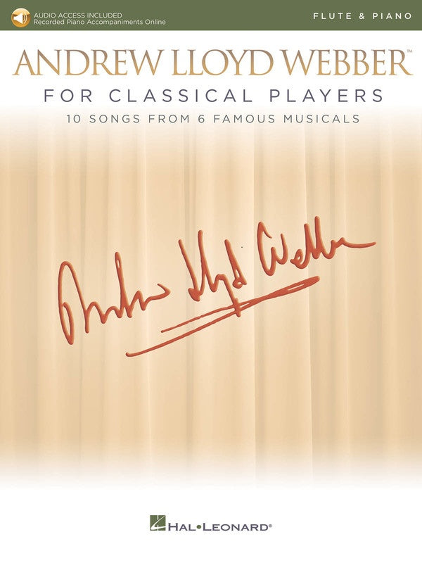 Andrew Lloyd Webber for Classical Players - Flute/Piano