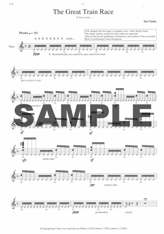 Clarke , Ian - The Great Train Race (B/C Foot Version)