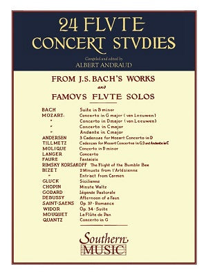 24 Flute Concert Studies