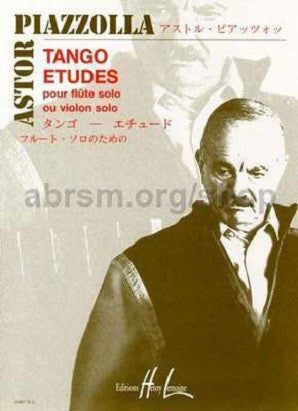 Piazzola - Tango Etudes for Flute or Violin Solo (Lemione)