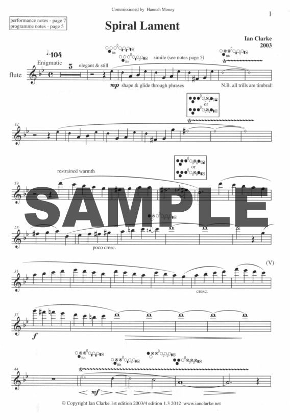 Clarke , Ian -Spiral Lament
