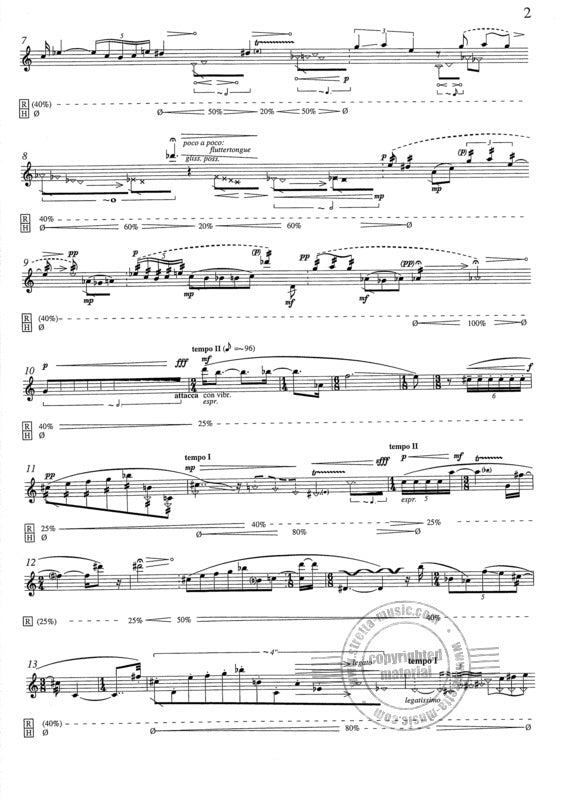 Kaija Saariaho - Laconisme De L'Aile for solo flute
