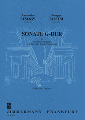 Besozzi, Alessandro -Sonata in G Major for 5 Flutes (Zimmerman)