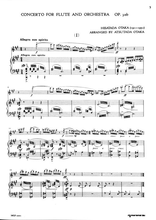 Otaka, Hisatada - Concerto, Op30b