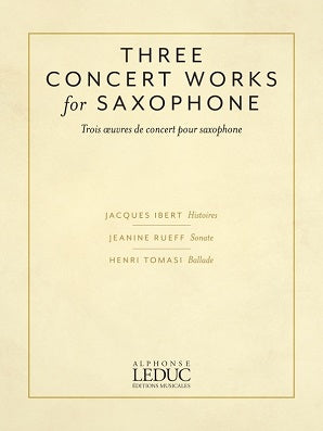 Three Concert Works for Saxophone