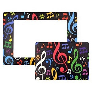 Music notes magnetic frame