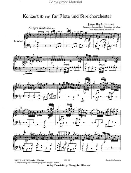 Haydn Concerto in D Major (Thomi-Berg Verlag)