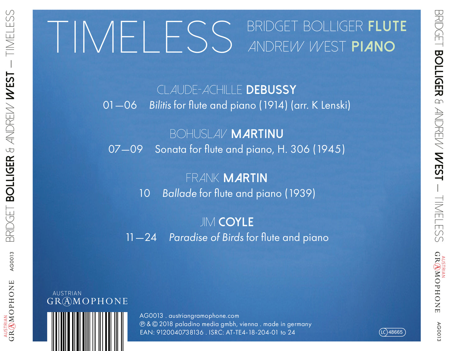 Bridget Bolliger, Andrew West - Timeless