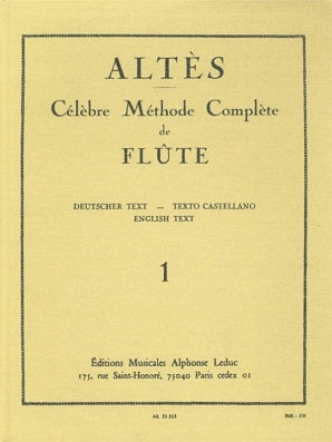 Celebre Methode Complete de Flute Vol. 1