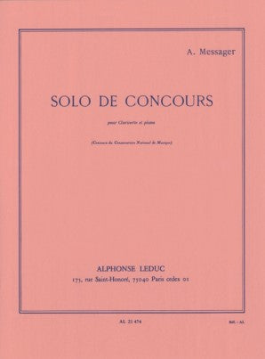 Messager, Andre - Solo de Concours