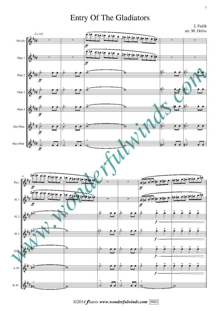 Fucik/Orriss - Enter of the Gladiators (WW) - Digital Download