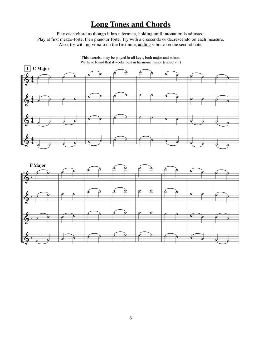 Rice-Young - The Flute Choir Warm Up Book -