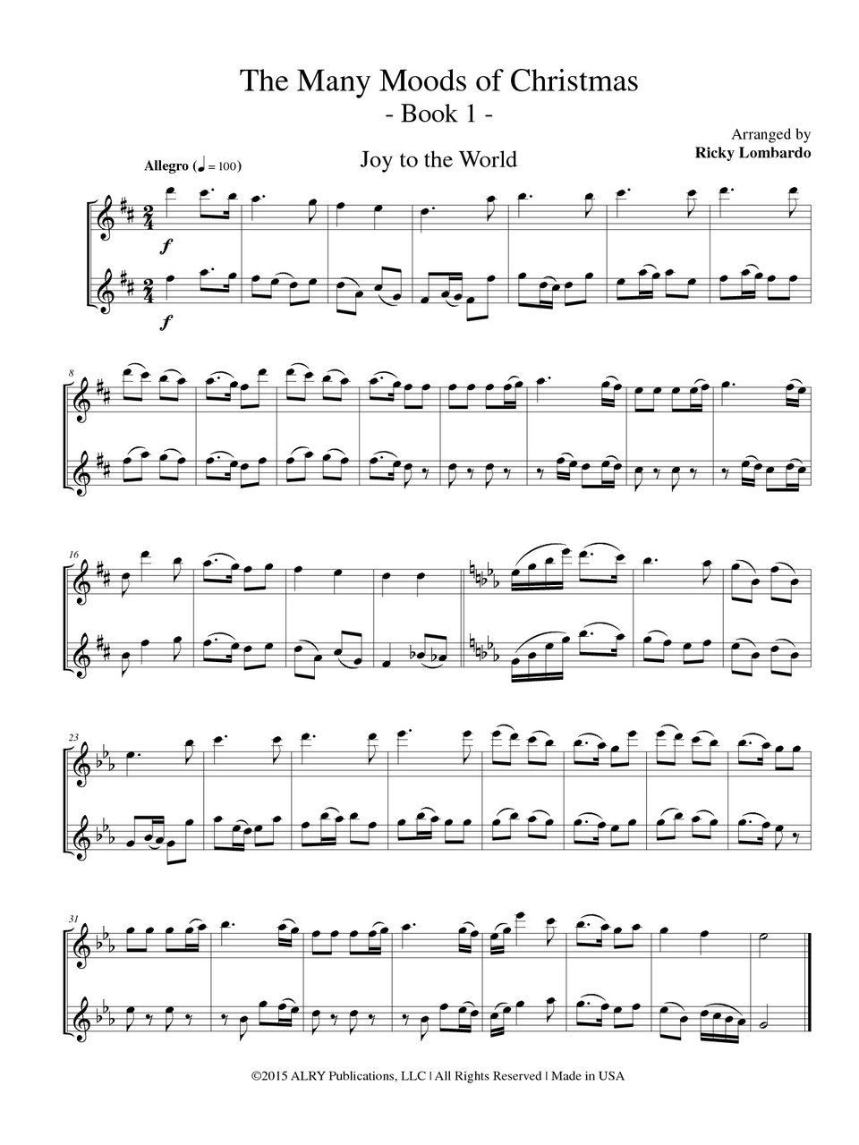 Lombardo - The Many Moods of Christmas, Books 1 & 2 (Flute)