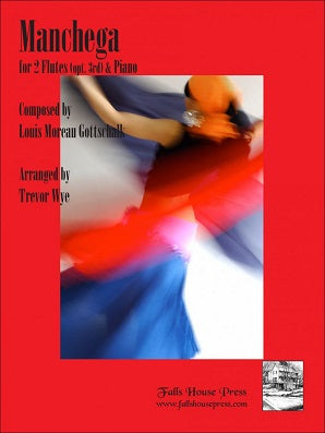 Gottschalk , Louis - Manchega for two flute Trevor Wye (arranger)
