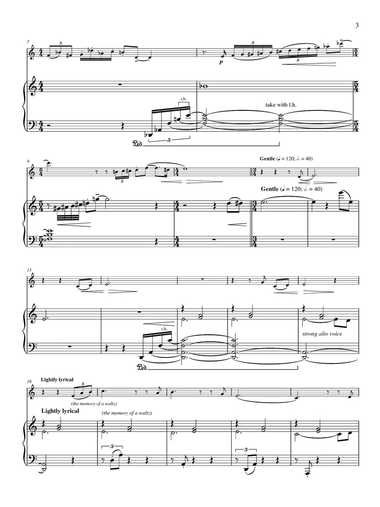 Benshoof - BitterSweet for Flute and Piano