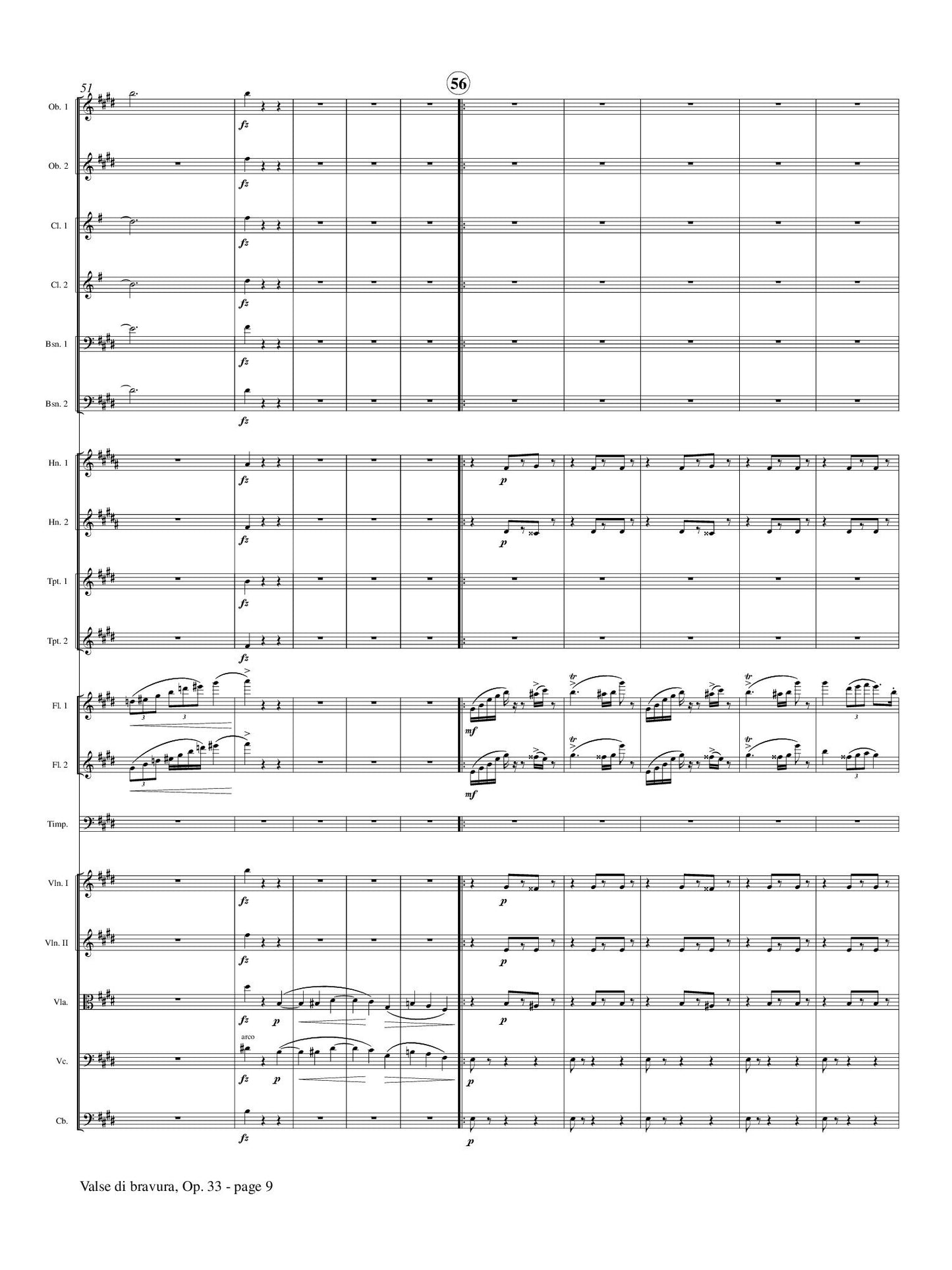 Doppler (arr. Lehto) - Valse di Bravura for Two Flutes and Orchestra