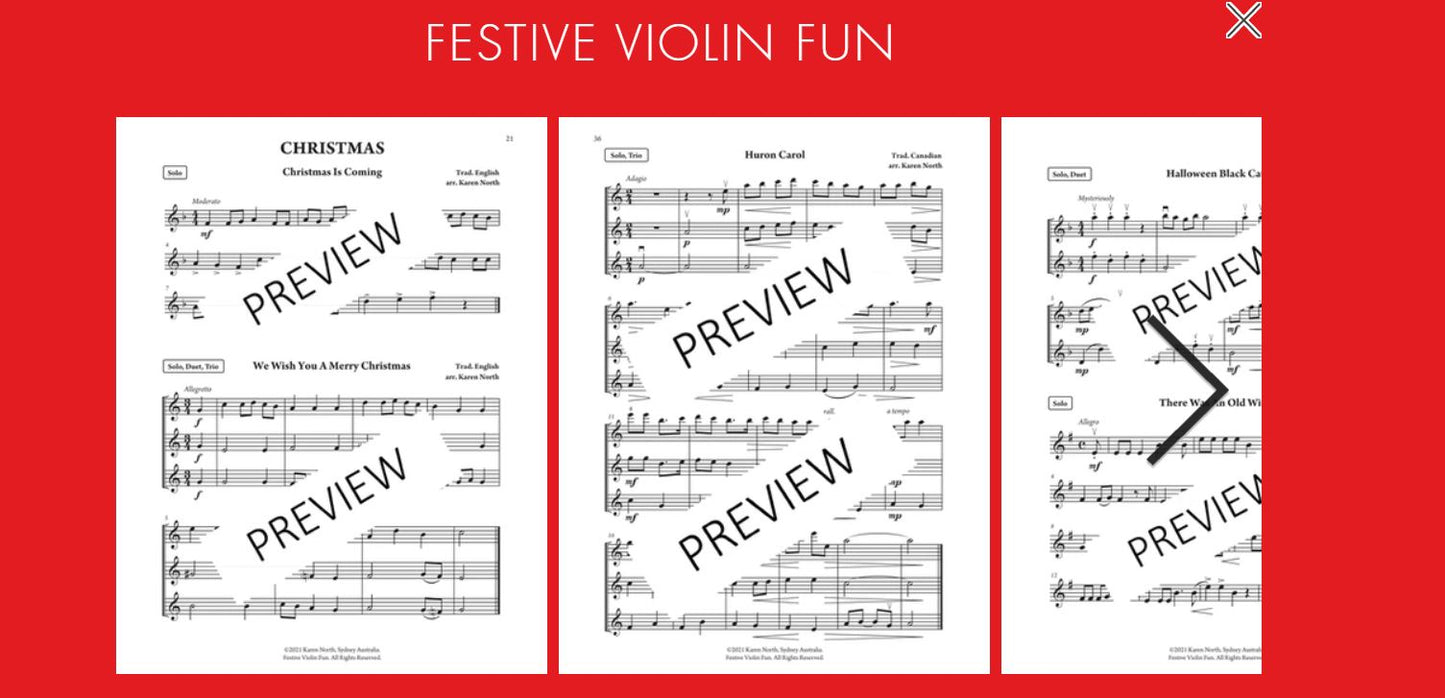 North - Festive Violin Fun