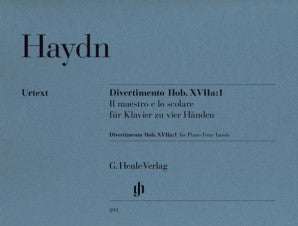 Haydn Joseph - Divertimento Il Maestro Hob XVIIa:1 Piano 4 Hands
