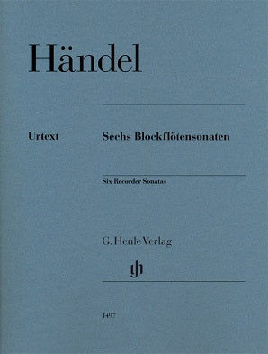 Handel - Six Recorder Sonatas - Alto Recorder