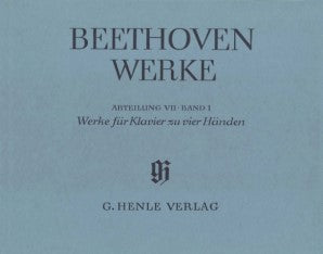 Beethoven, Ludwig van - Works for Piano Duet Full Score