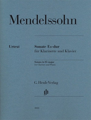 Mendelssohn - Sonata in E Flat major for Clarinet and Piano