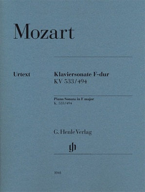 Mozart - Piano Sonata in F major K 533/494