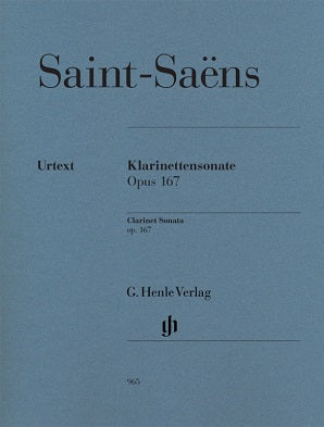 Saint-Saens - Sonata Op. 167 for clarinet and piano