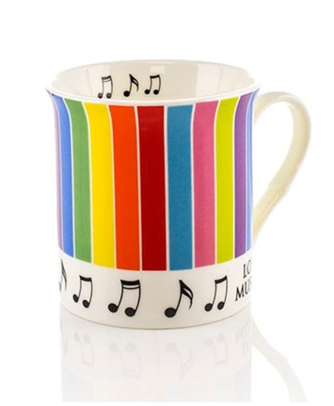 Colour Block Mug - Stripes