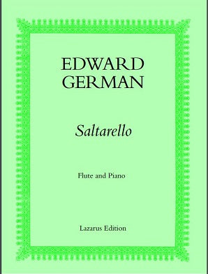 German E - Saltarello for Flute and Piano (Lazarus)