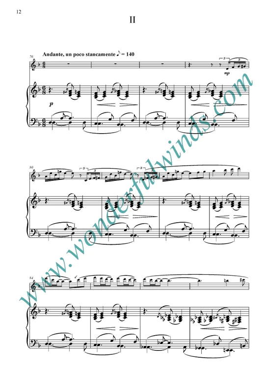 Carr, J -Sonata (2020) for flute and Piano