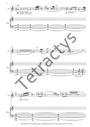 Boustany, Wissam - Broken child for flute and piano