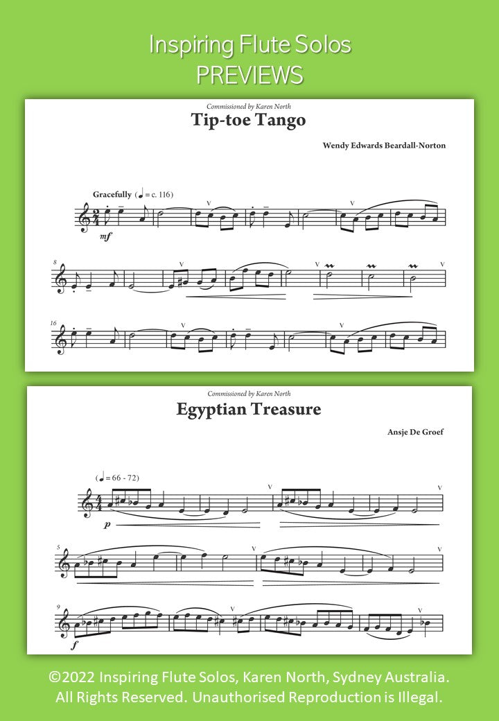 Inspiring Flute Solos by Karen North (ed.)