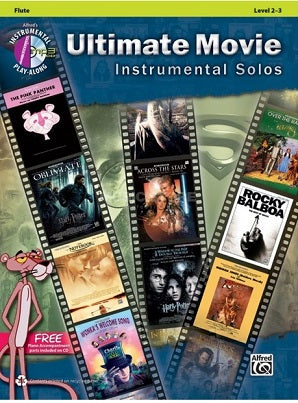 Ultimate Movie Inst Solos Flute Bk/CD