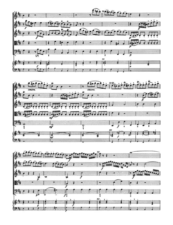 Bach Johann Christian Quintet in D, Op.11/ 6.