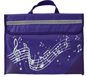 Wavy Stave Music Bag - Various Colours