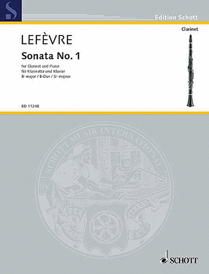 Lefevre, Jean-Xavier -Sonata No. 1 from "Méthode de Clarinette" Clarinet and Piano