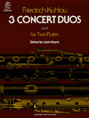 Kuhlau Friedrich - 3 Concert Duos, Op. 10b Flute