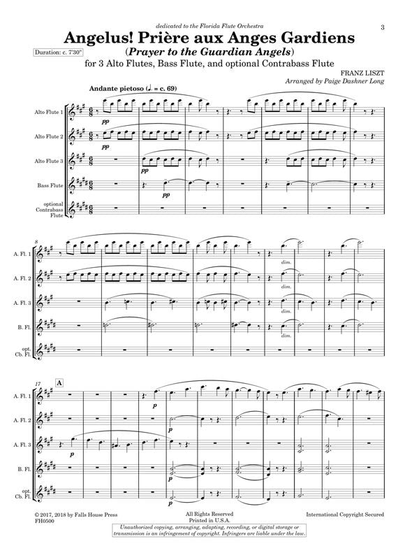 Liszt, Franz - Angelus! Priere aux Anges Gardiens