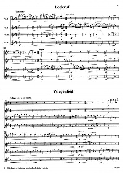 Greig - "Leprechaun" and 12 other pieces for 4 flutes