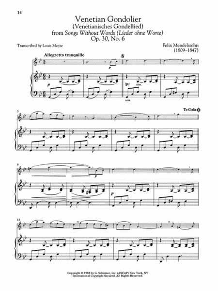 Moyse Collection of Easy Flute Classics