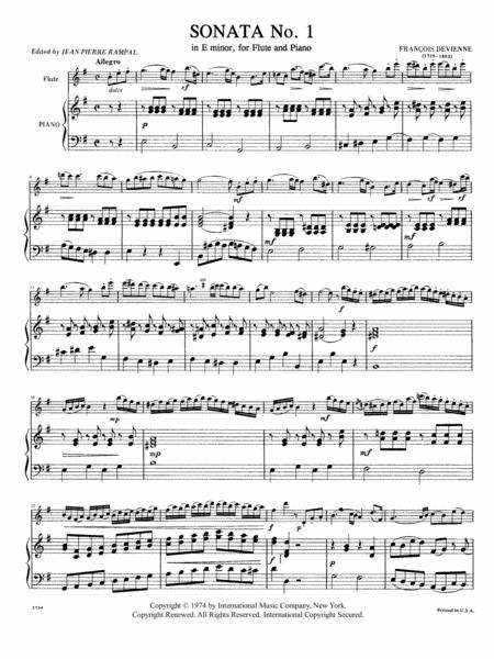 Devienne, F - Sonata No. 1 in E minor, Op. 58, No. 1