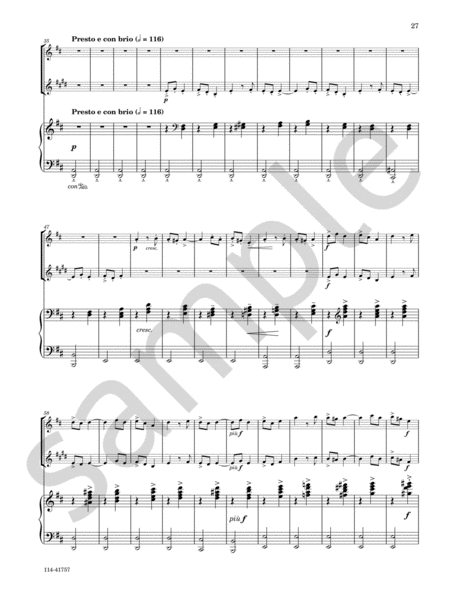 Greig -Norwegian Dances, Op. 35 for flute and clarinet with piano