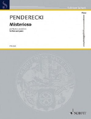 Penderecki Krzysztof - Misterioso for Flute and Piano
