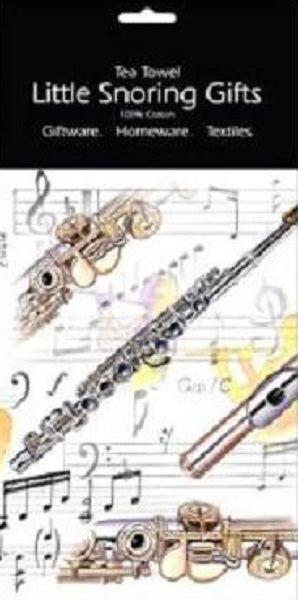 Flute players Tea Towel