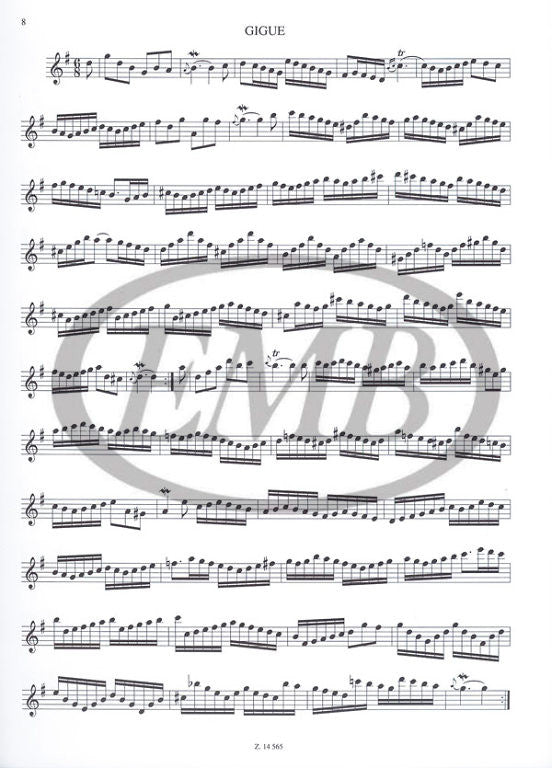 Bach, Johann Sebastian: Suite G-Major BWV 817