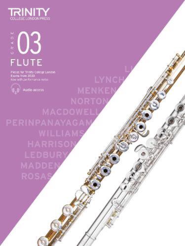 Trinity Flute Exam Pieces from 2023 Grade 3 Score/Part