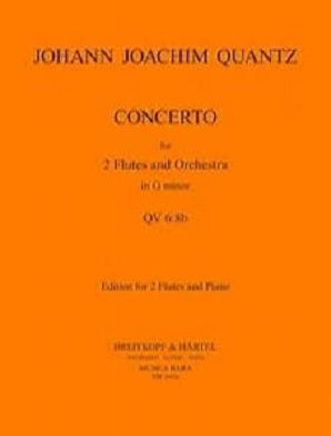 Quantz Concerto in G minor QV6:8 for two flutes and orchestra (Piano Reduction)