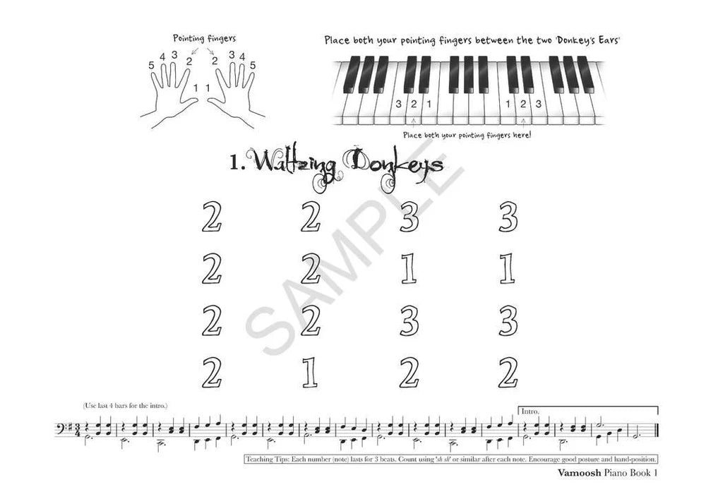 Vamoosh Piano Book 1 - Piano/Audio Access Online
