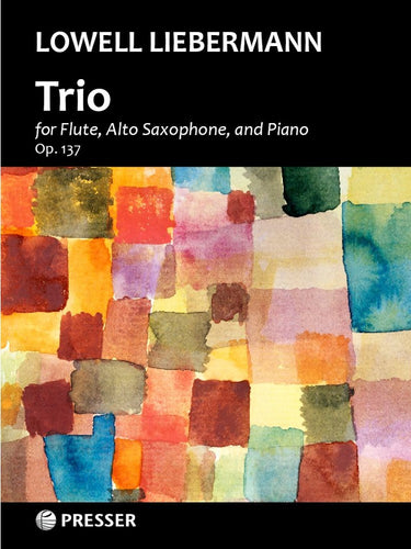 Liebermann, L -Trio for Flute, Alto Saxophone, and Piano